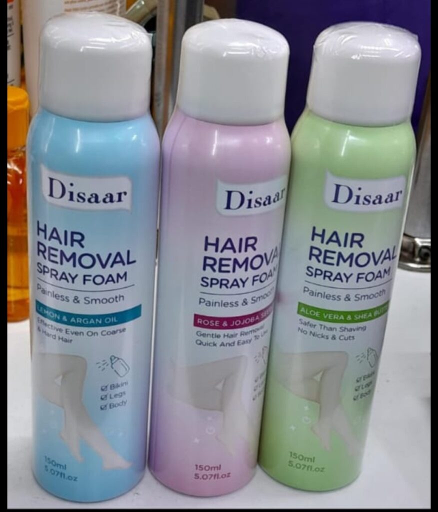 hair removal spray foam